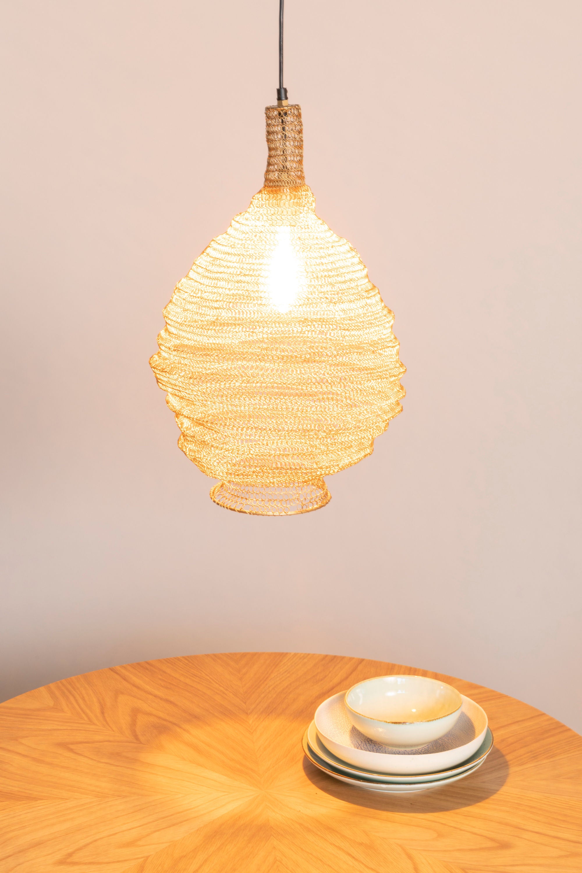 Lena Brass Pendant Lamp Medium